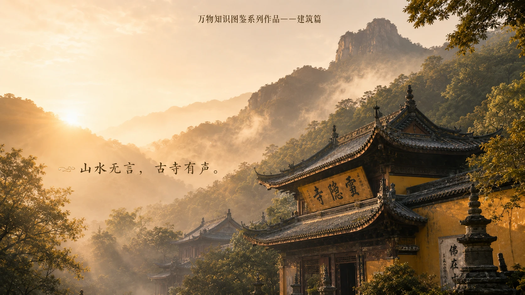 万物知识图鉴系列作品PPT——灵隐寺 - 预览图3