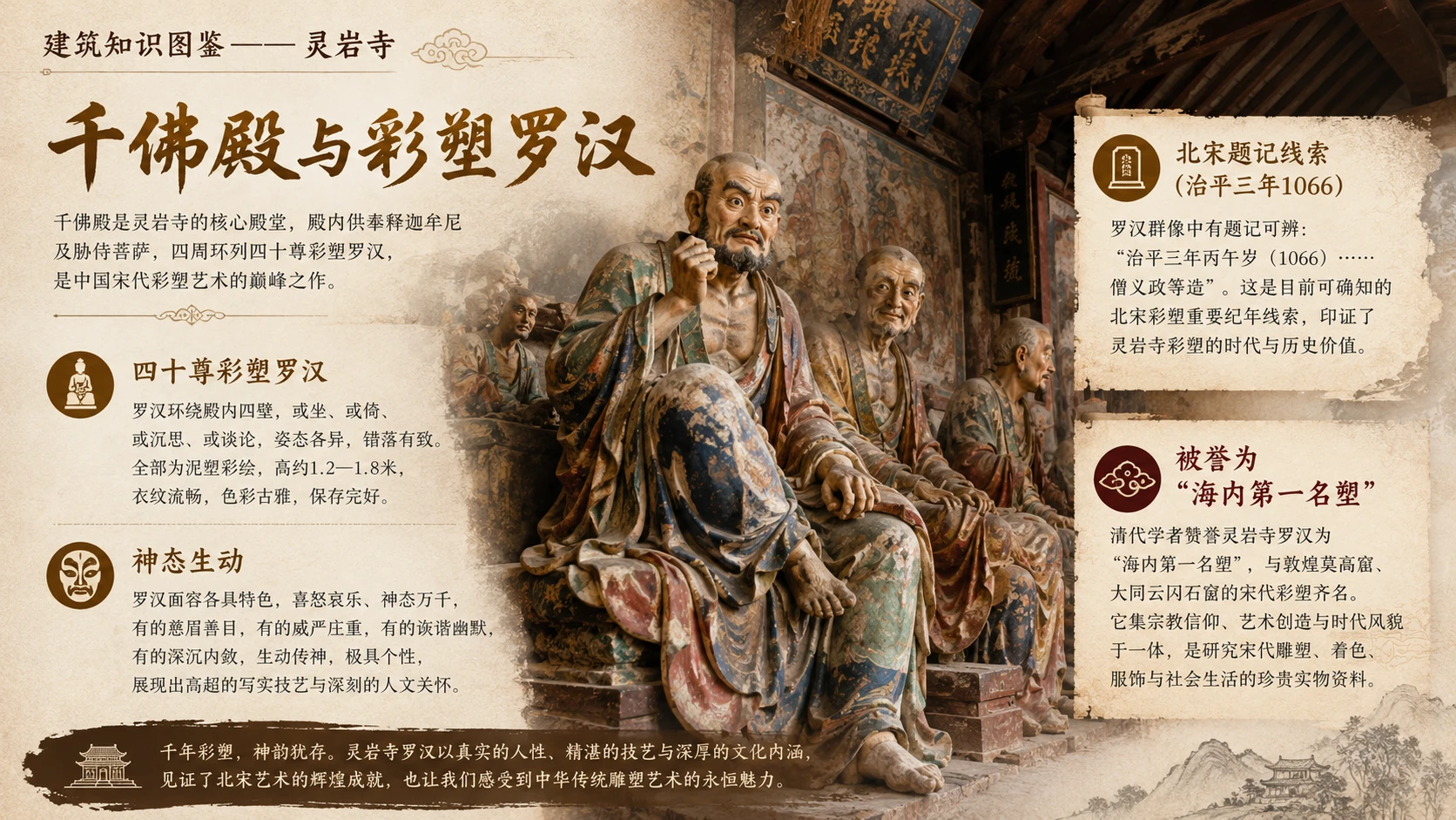 万物知识图鉴系列作品PPT——灵岩寺 - 预览图2