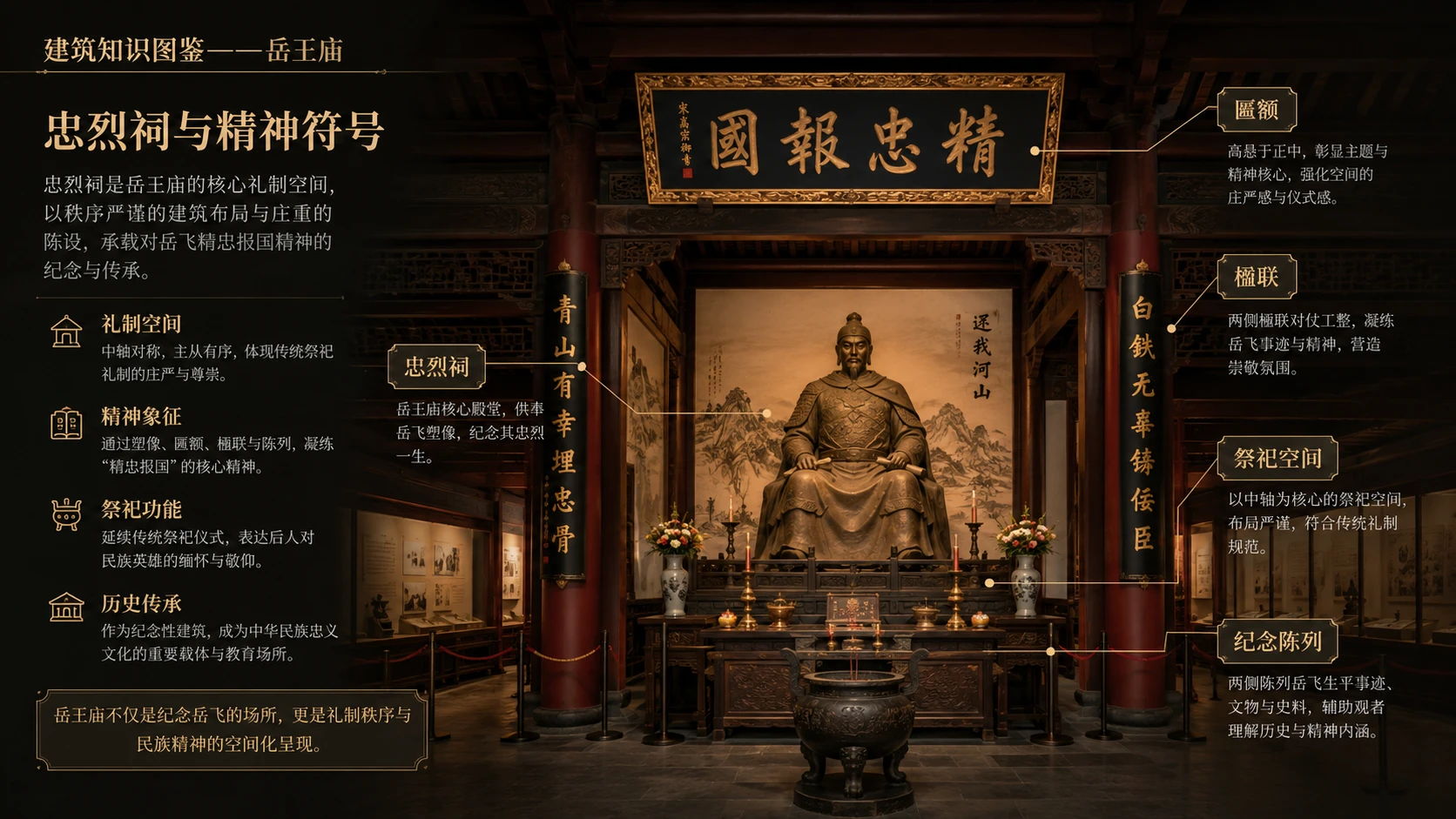 万物知识图鉴系列作品PPT——岳王庙 - 预览图2