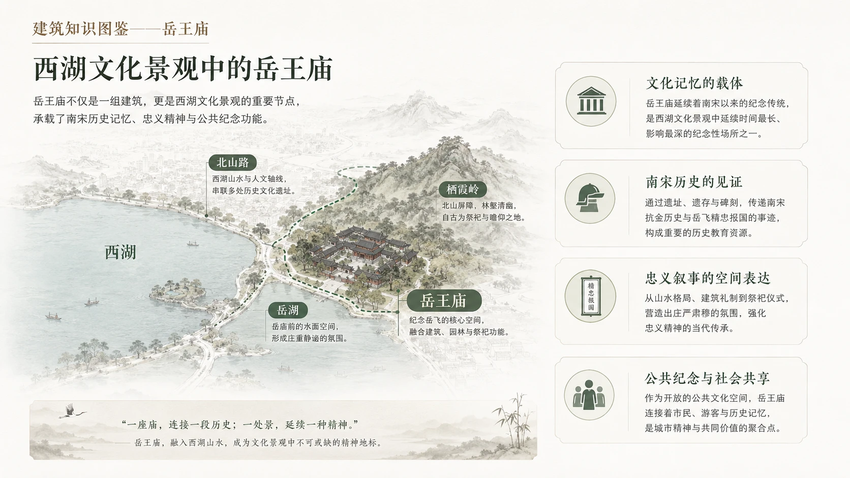 万物知识图鉴系列作品PPT——岳王庙 - 预览图3