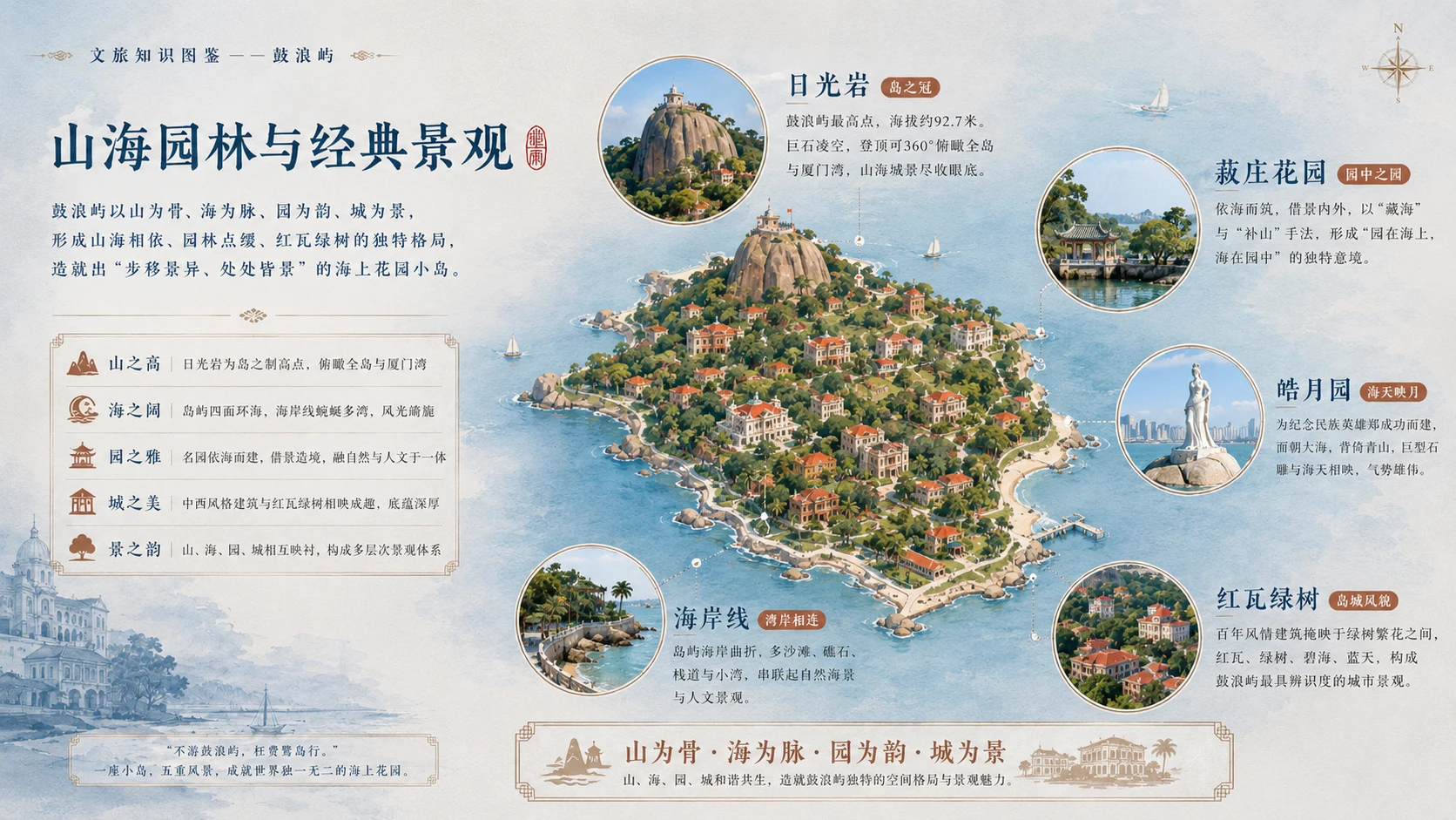 万物知识图鉴系列作品PPT——鼓浪屿 - 预览图2