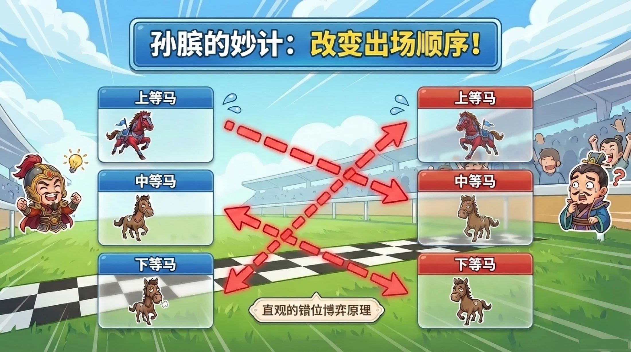 田忌赛马 小学语文卡通课件 - 预览图5