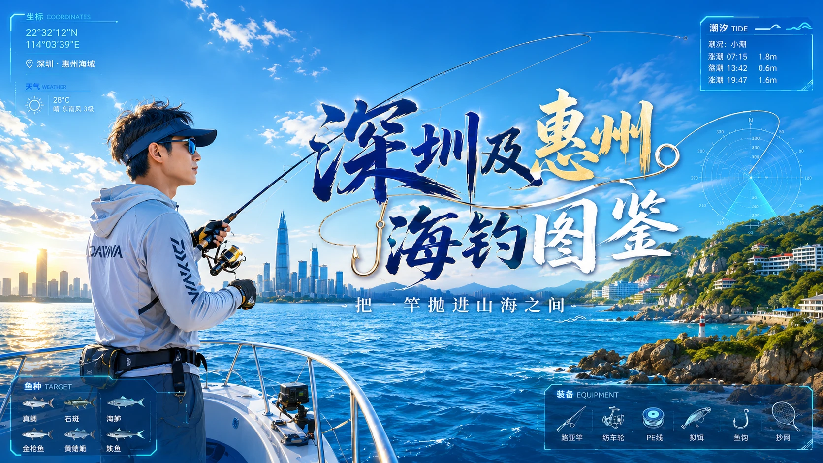 深圳及惠州海钓图鉴 把一竿抛进山海之间 - 预览图1
