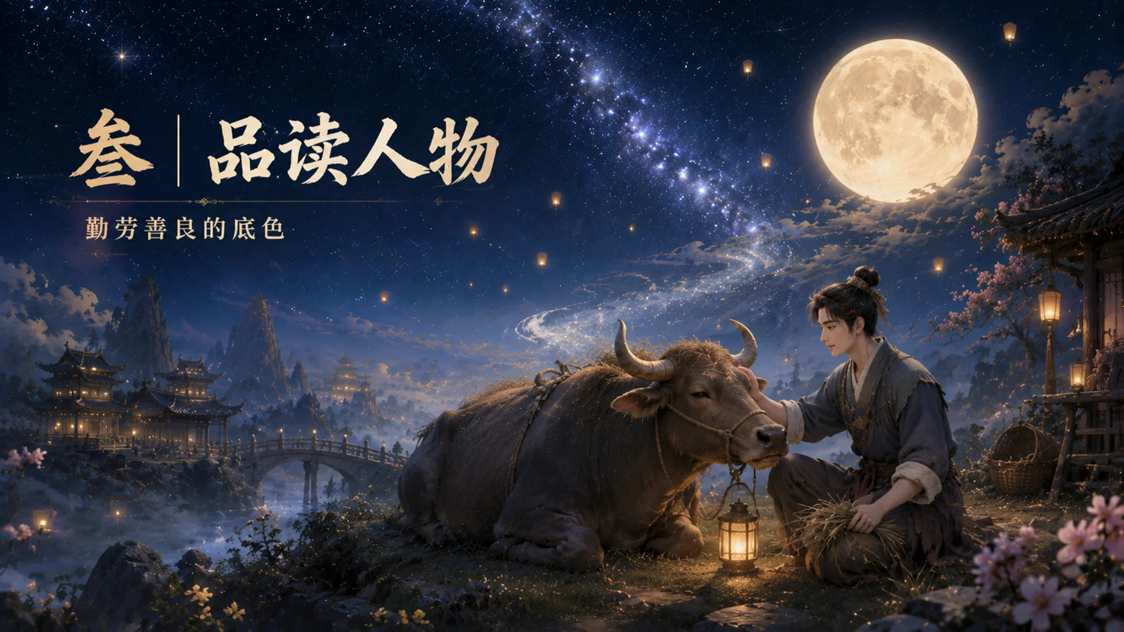 部编版小学语文五年级上册《牛郎织女（一）》PPT课件｜中国民间传说古风公开课模板 - 预览图11