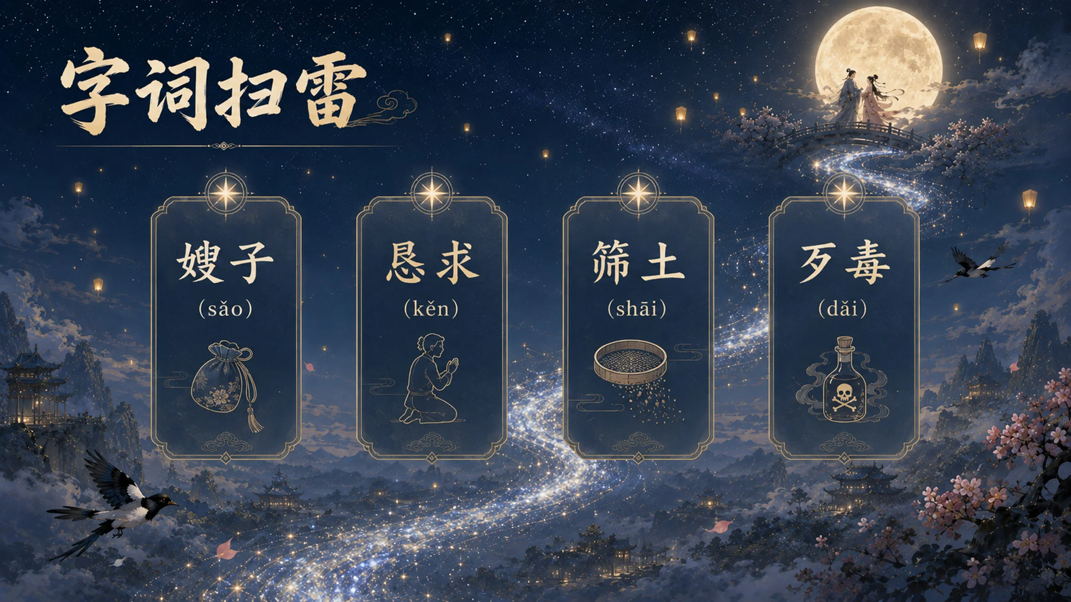 部编版小学语文五年级上册《牛郎织女（一）》PPT课件｜中国民间传说古风公开课模板 - 预览图7