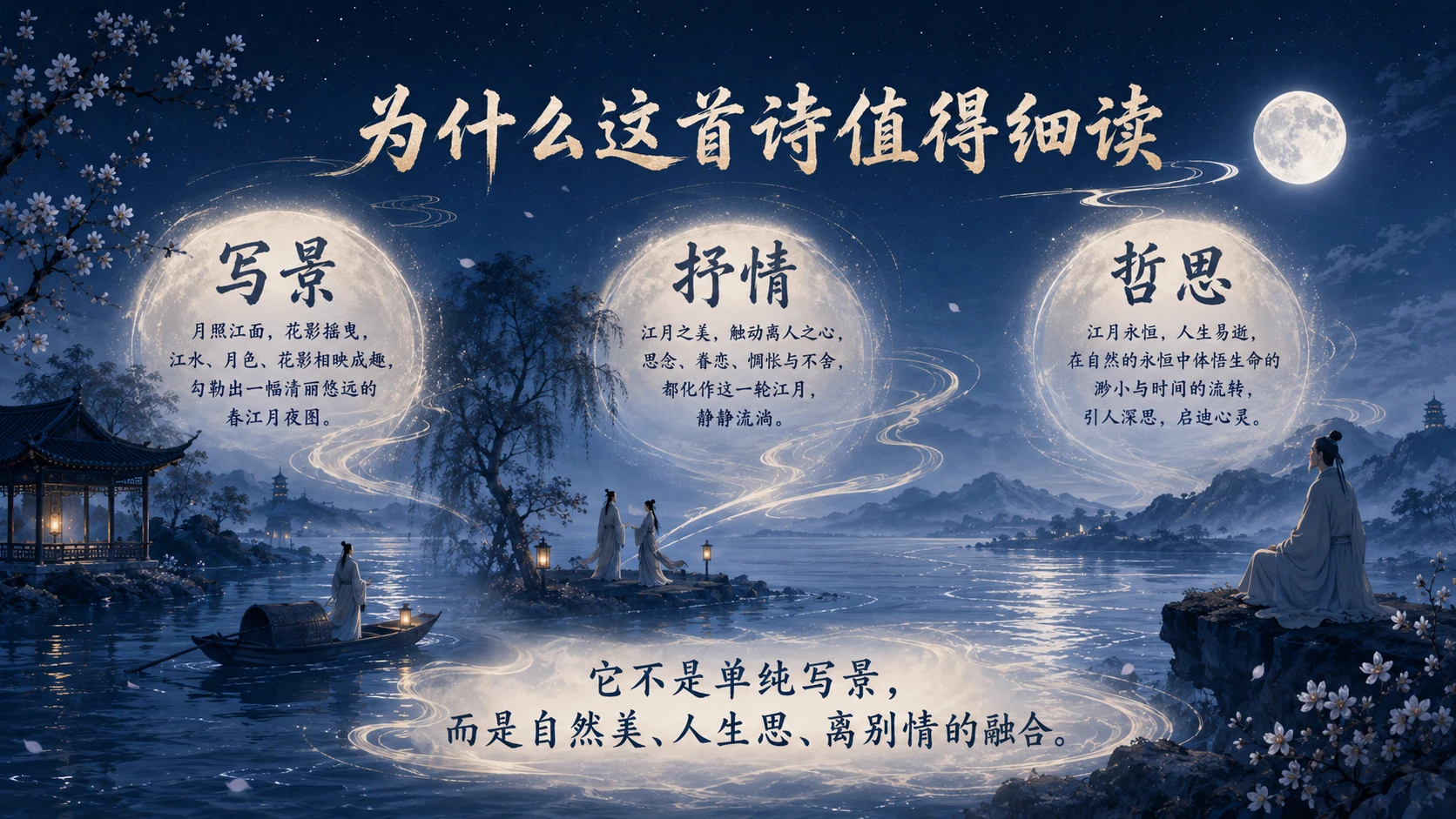 【古文诗词赏析】春江花月夜PPT - 预览图4