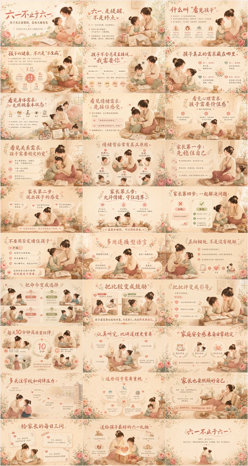 六一不止于六一：写给家长的儿童身心健康陪伴课PPT - 预览图16