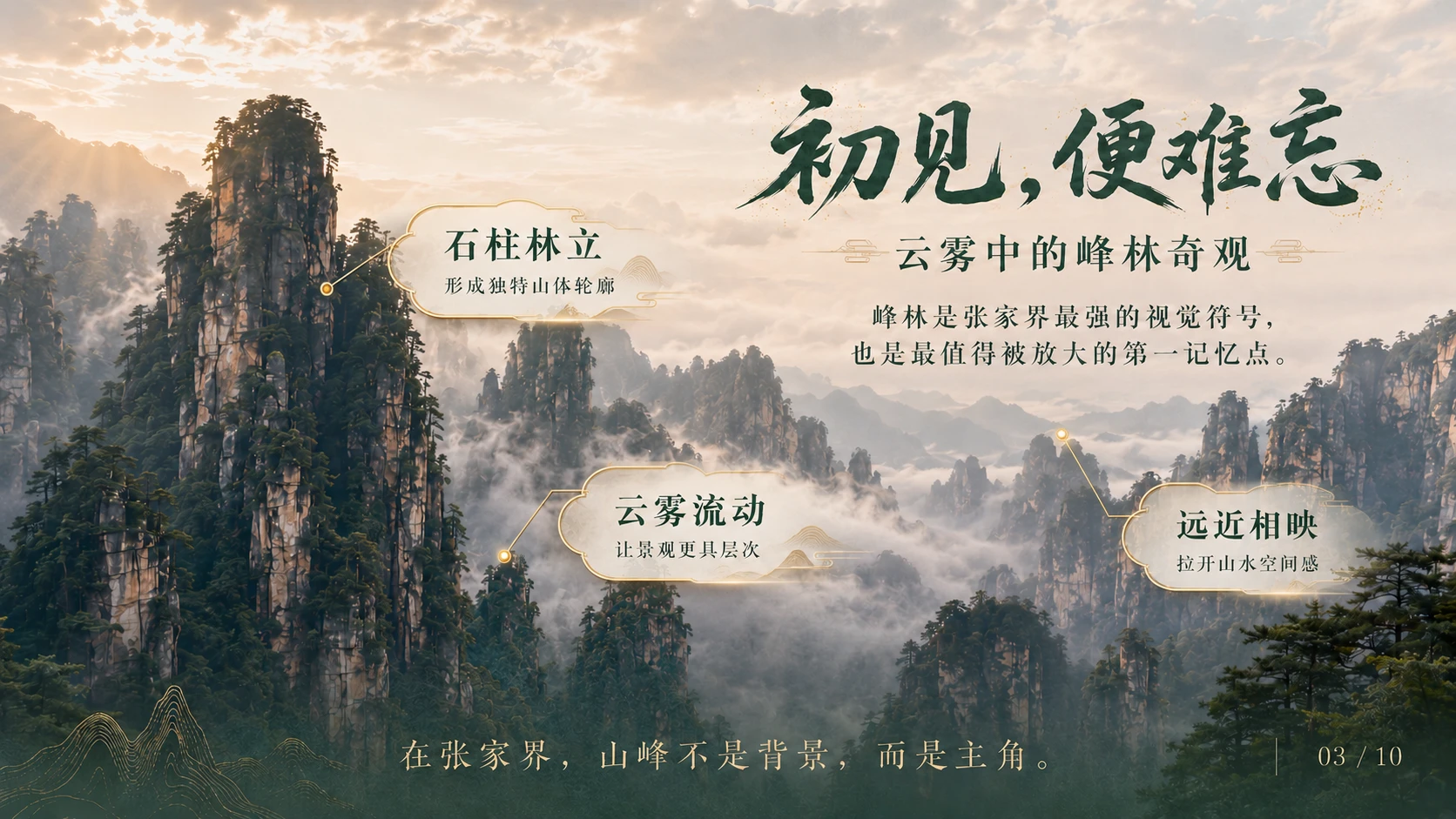万峰入画-秘境张家界5A级景区介绍PPT - 预览图3
