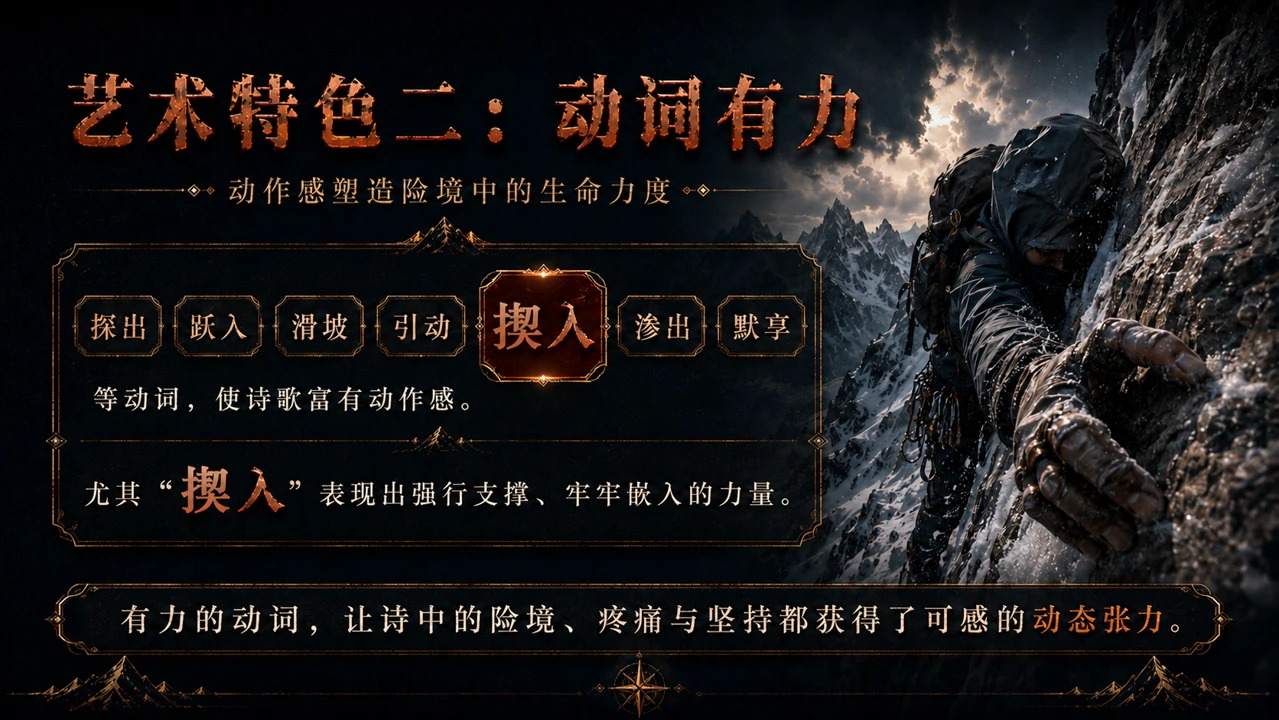 统编版高中语文课件《峨日朵雪峰之侧》 - 预览图7