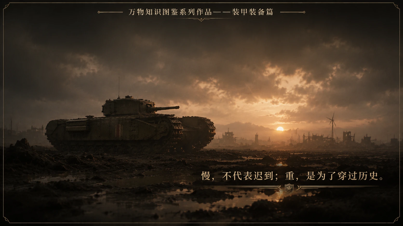 万物知识图鉴系列作品PPT——丘吉尔坦克 - 预览图9