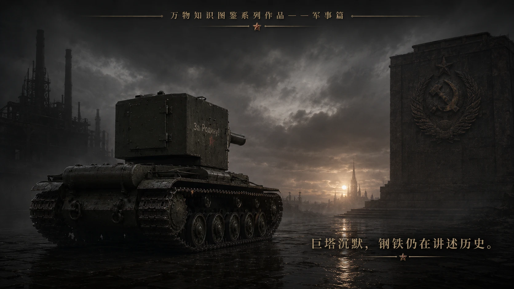 万物知识图鉴系列作品PPT——KV-2坦克 - 预览图9