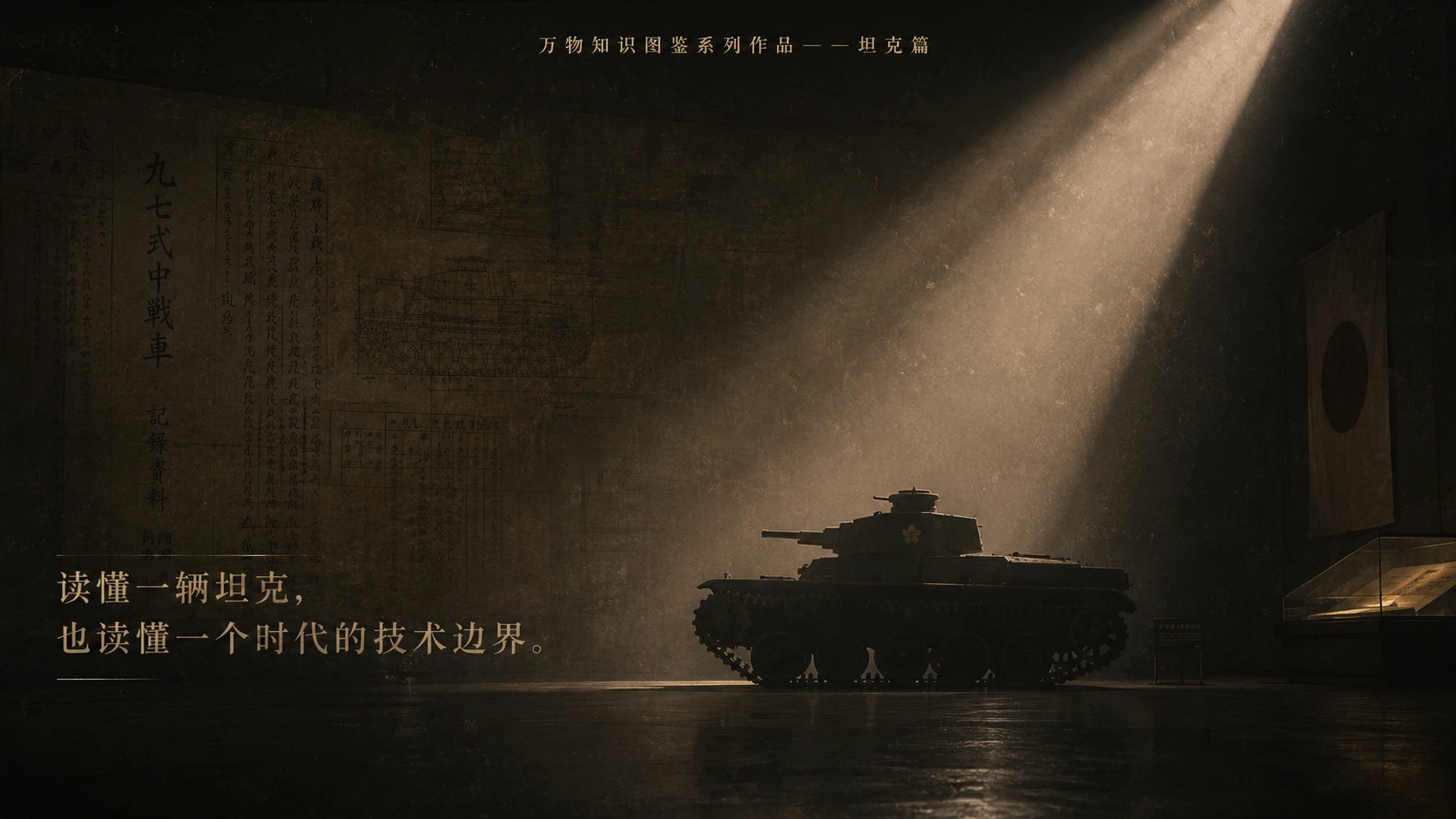 万物知识图鉴系列作品PPT——九七式坦克 - 预览图9