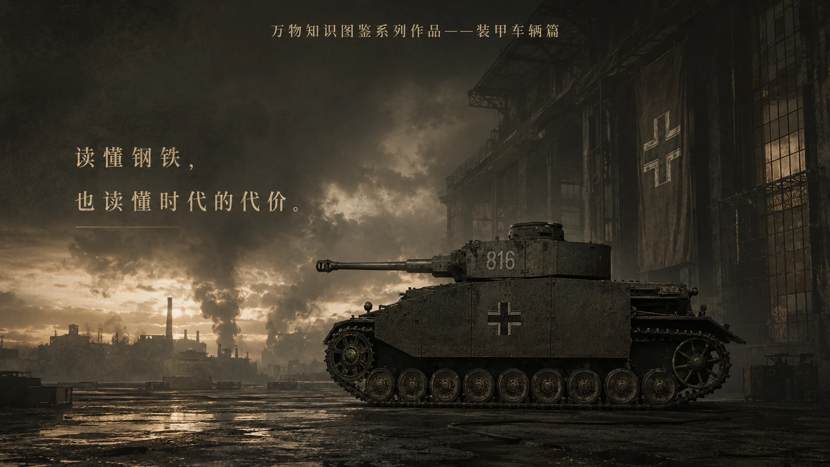 万物知识图鉴系列作品PPT——IV号坦克 - 预览图9