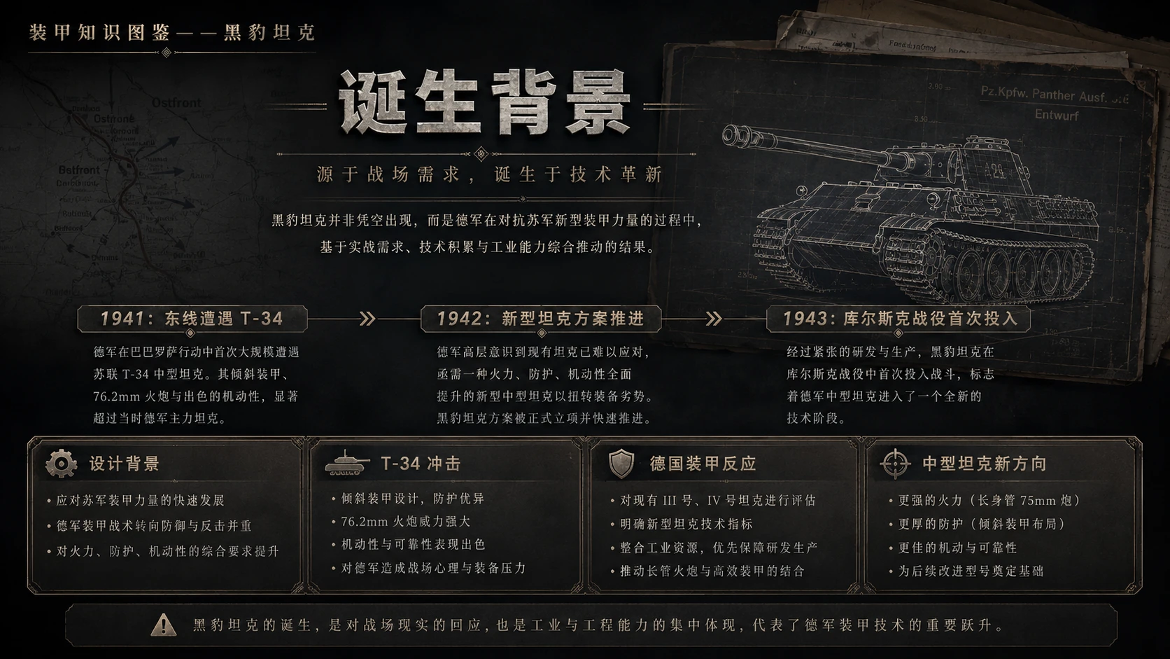 万物知识图鉴系列作品PPT——黑豹坦克 - 预览图6