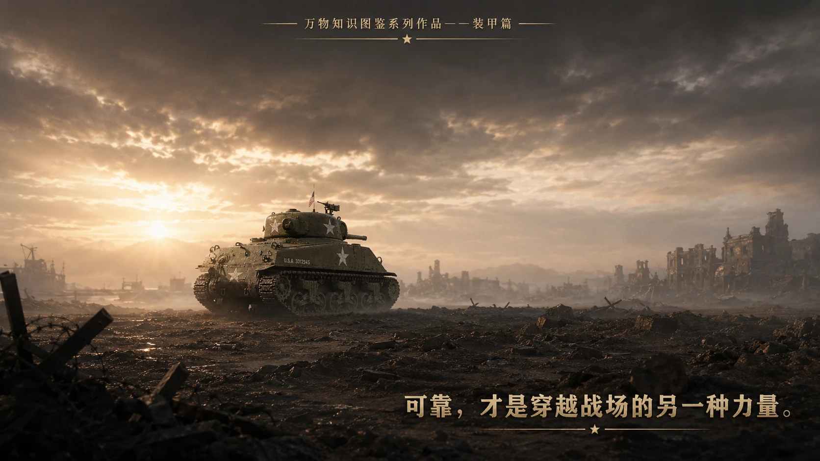 万物知识图鉴系列作品PPT——M4谢尔曼坦克 - 预览图9