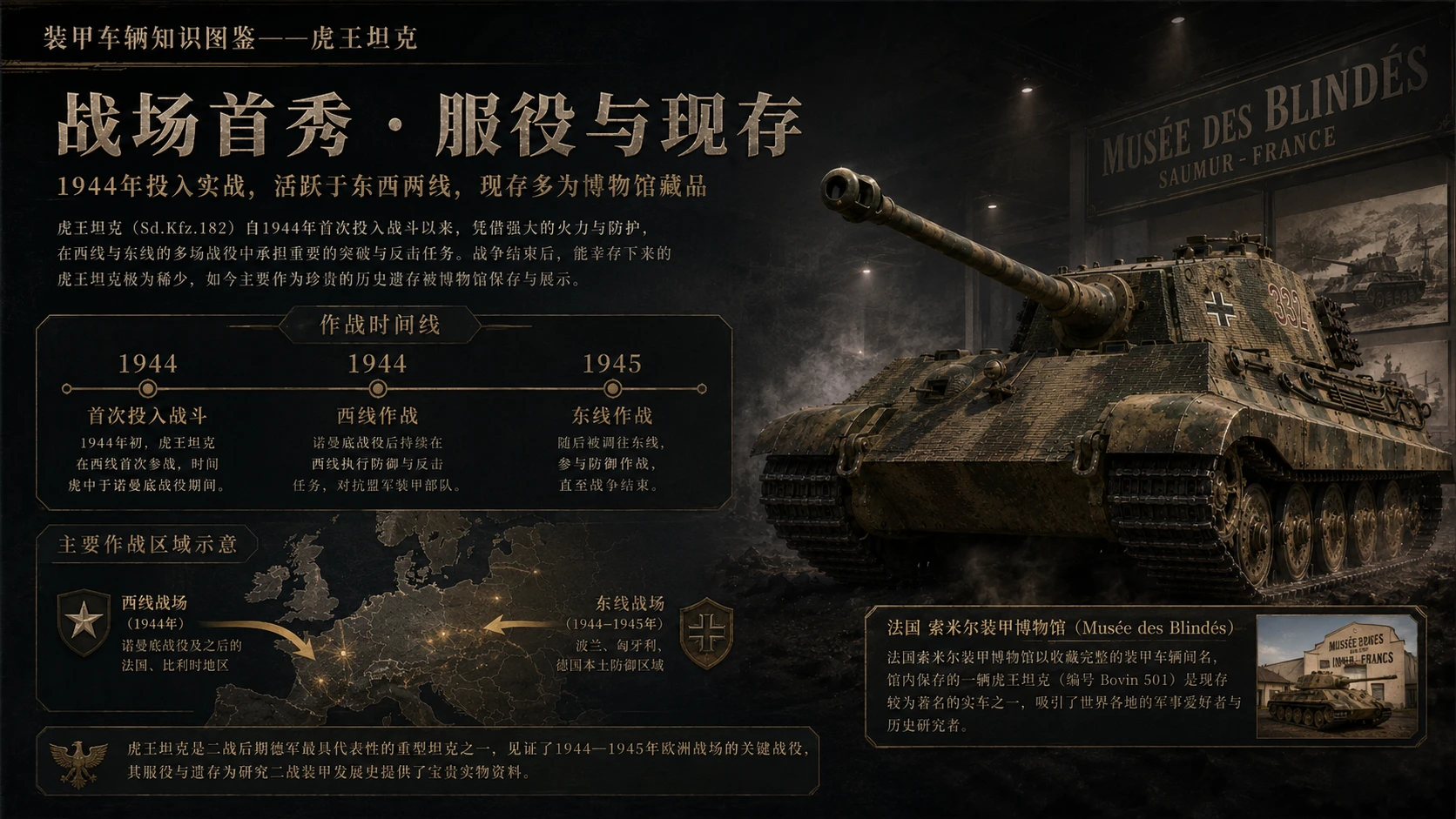万物知识图鉴系列作品PPT——虎王坦克 - 预览图8