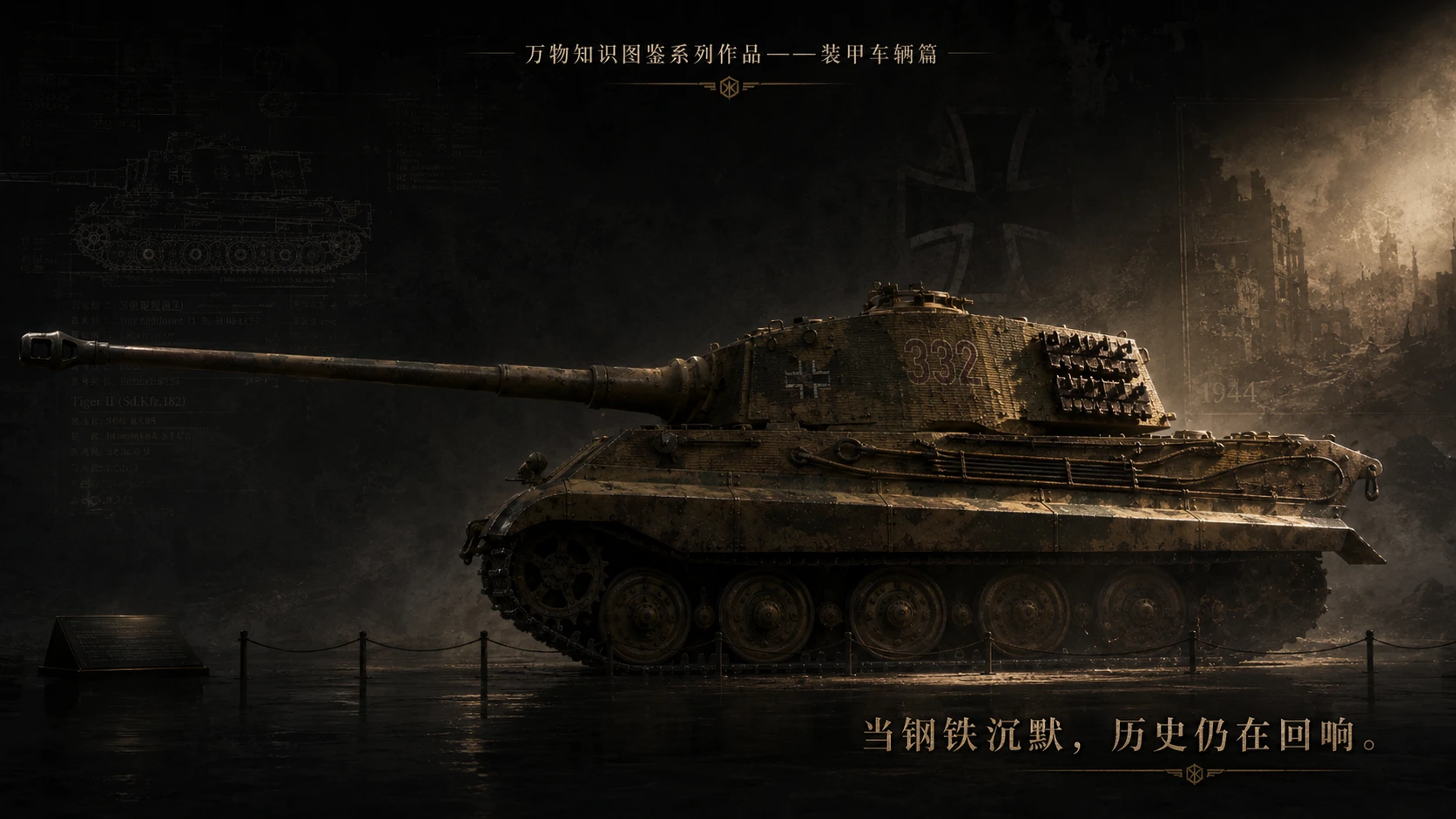 万物知识图鉴系列作品PPT——虎王坦克 - 预览图9