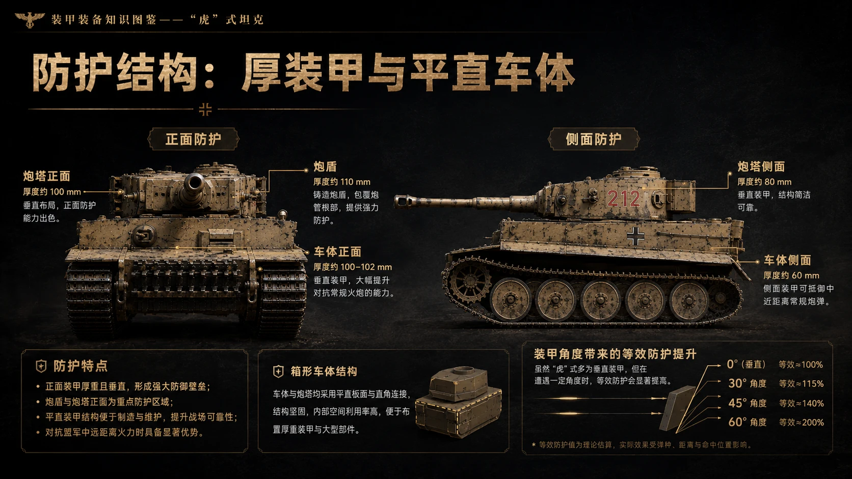 万物知识图鉴系列作品PPT——虎式坦克 - 预览图4