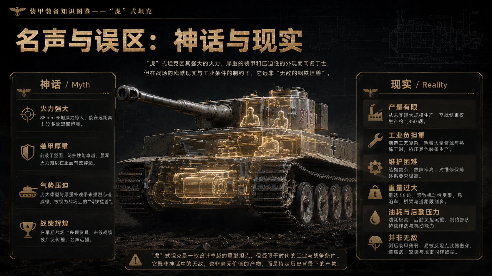 万物知识图鉴系列作品PPT——虎式坦克 - 预览图7