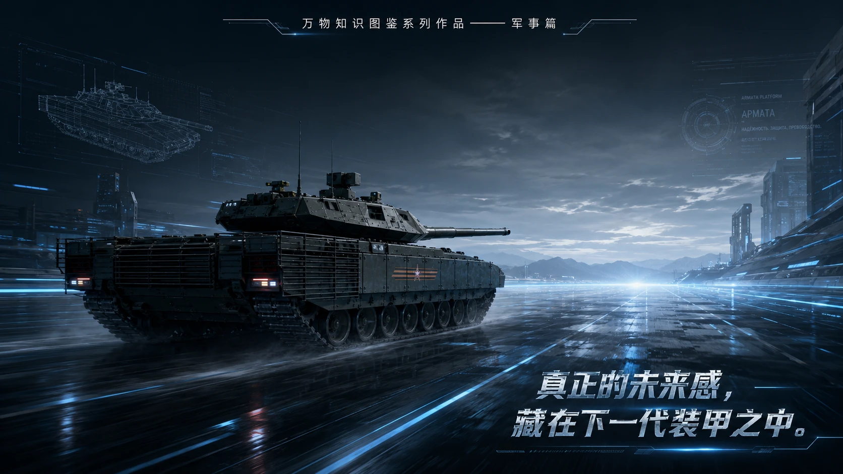 万物知识图鉴系列作品PPT——T-14“阿玛塔”坦克 - 预览图9