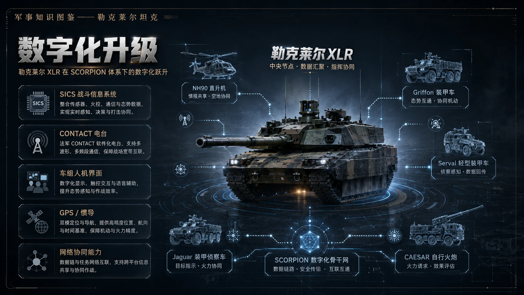 万物知识图鉴系列作品PPT——勒克莱尔坦克 - 预览图6