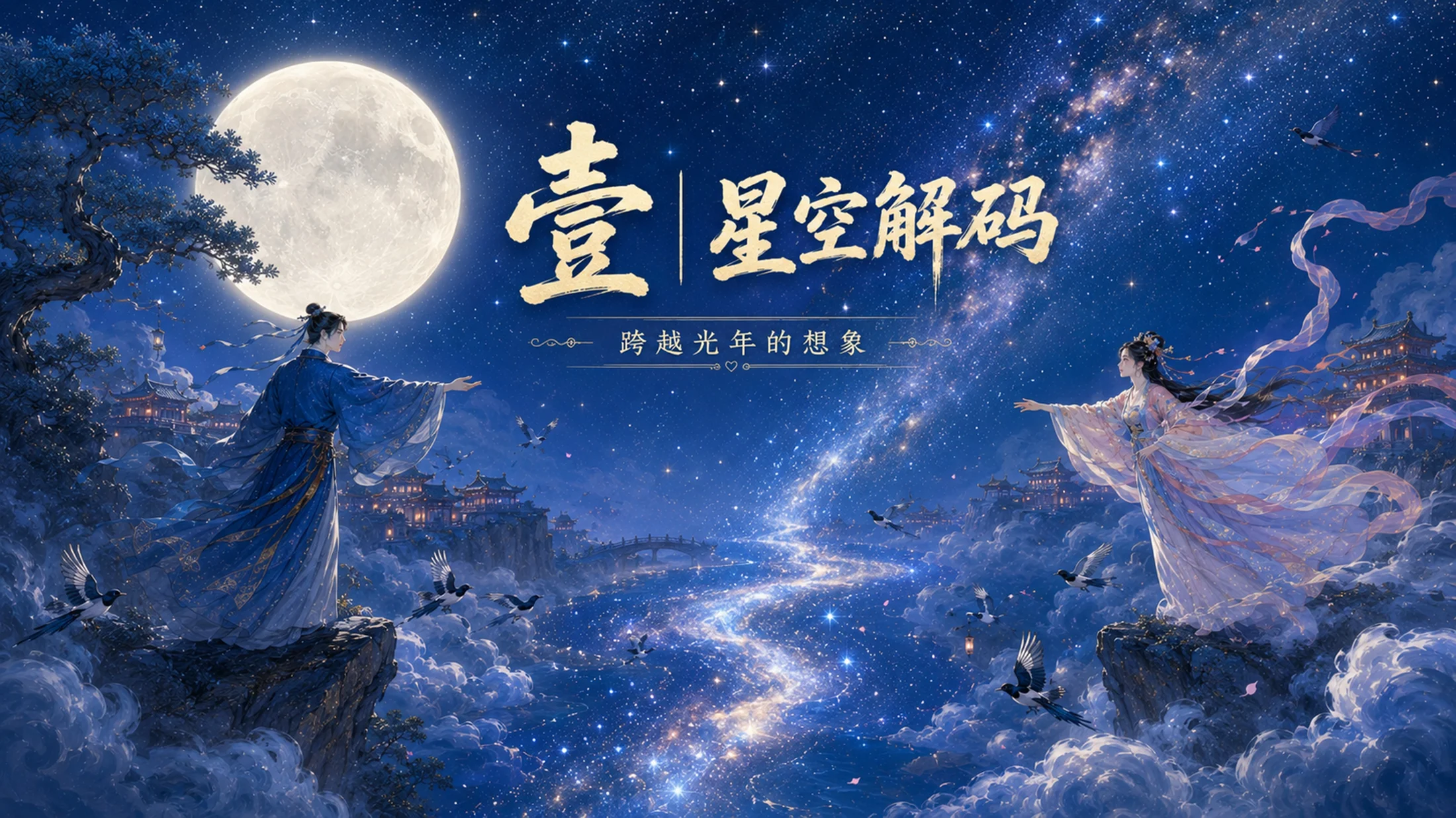 部编版小学语文五年级上册《牛郎织女（二）》PPT课件｜中国民间传说古风公开课模板 - 预览图3