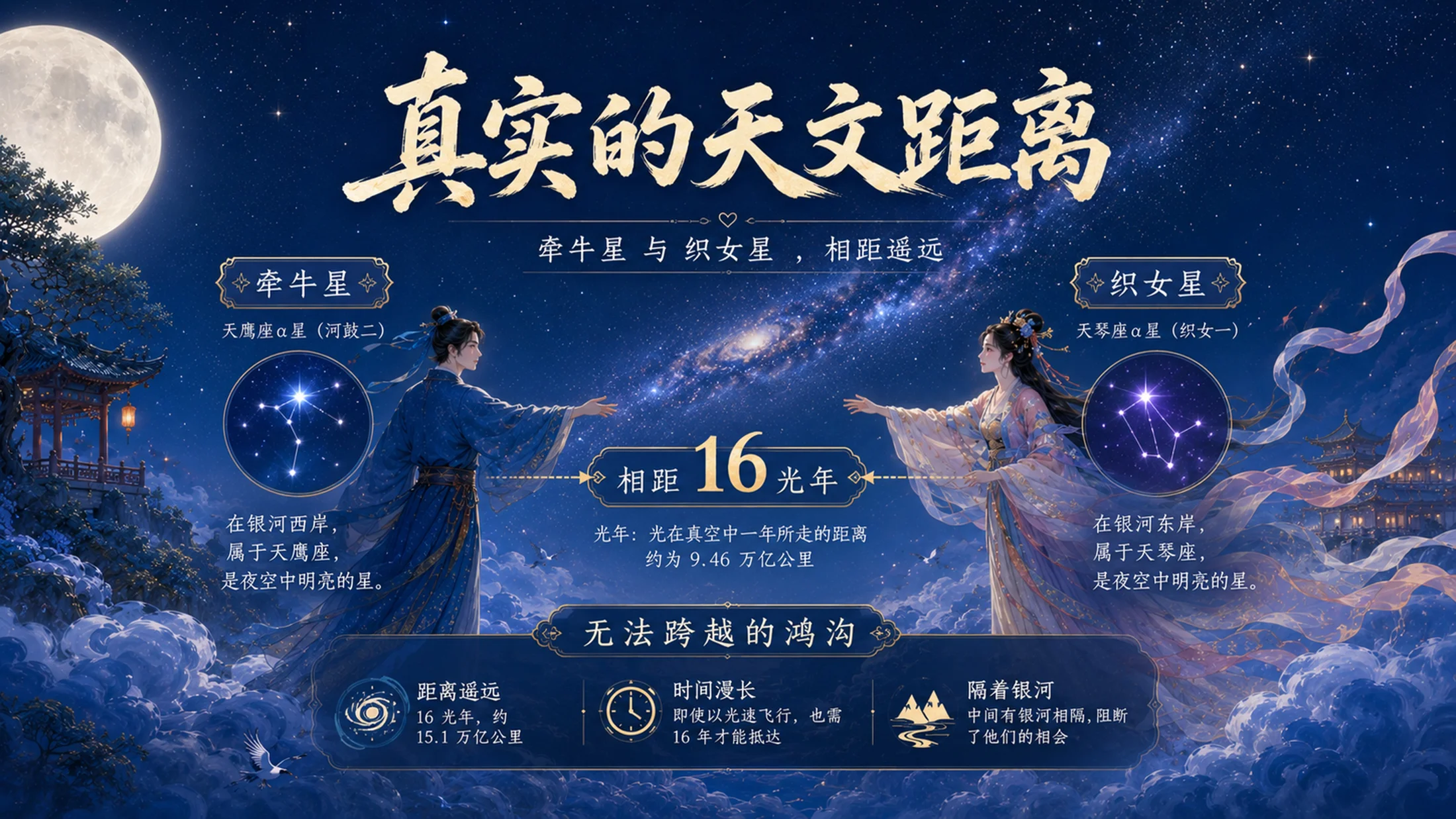 部编版小学语文五年级上册《牛郎织女（二）》PPT课件｜中国民间传说古风公开课模板 - 预览图4