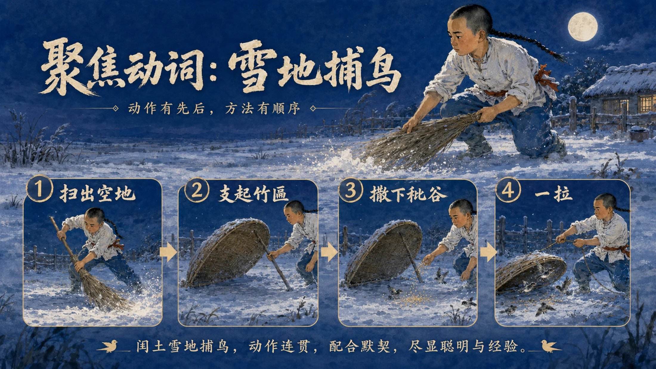 部编版小学语文六年级上册《少年闰土》PPT课件｜鲁迅文学公开课教学模板 - 预览图12