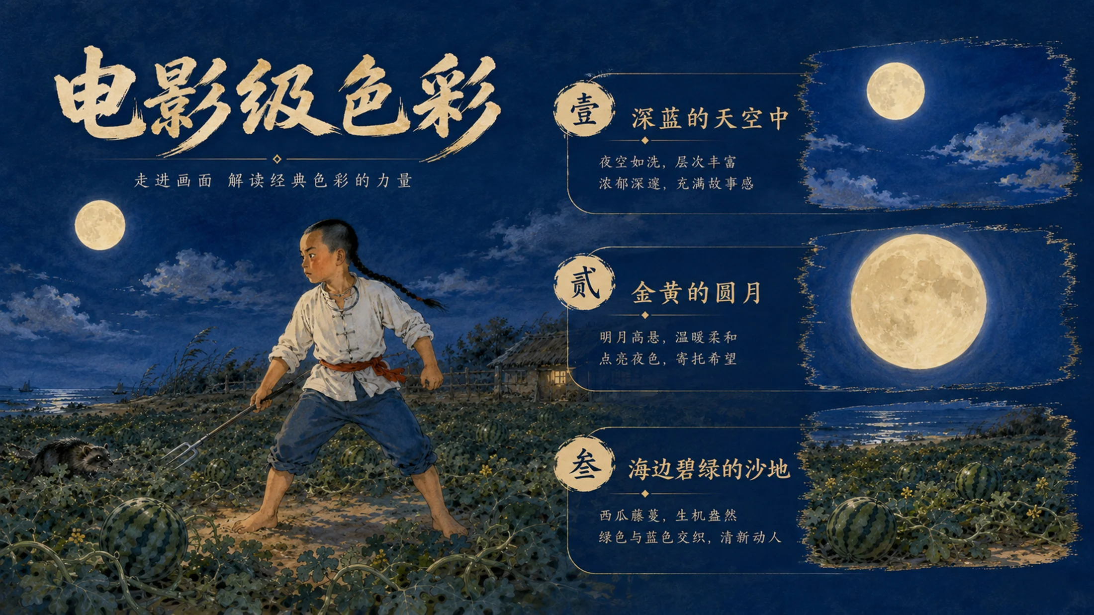 部编版小学语文六年级上册《少年闰土》PPT课件｜鲁迅文学公开课教学模板 - 预览图4