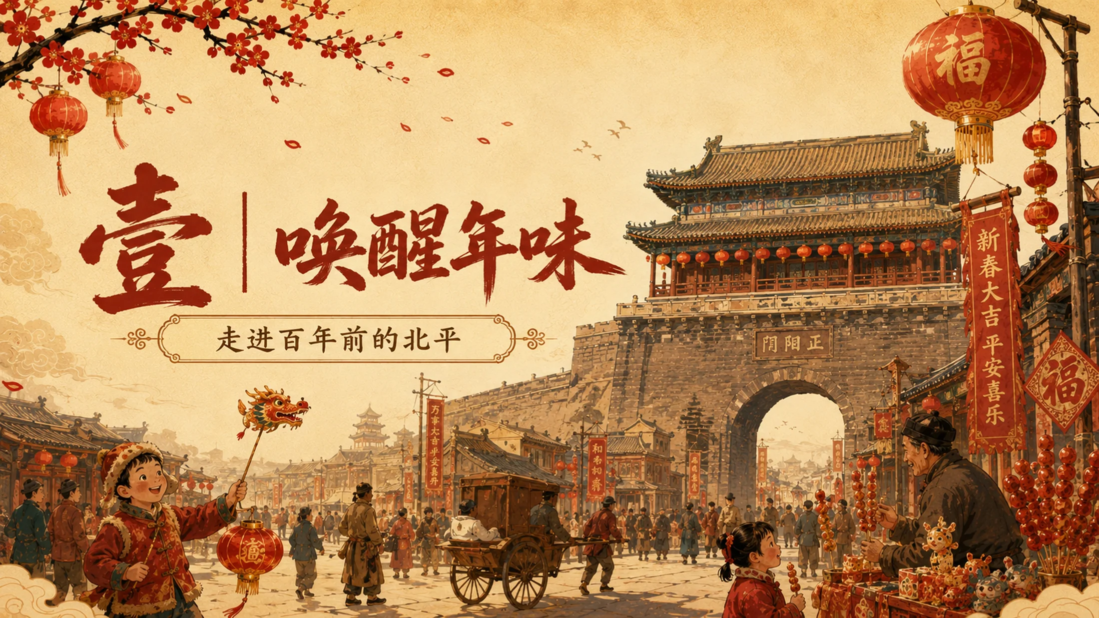 部编版小学语文六年级下册《北京的春节》PPT课件｜传统民俗文化公开课模 - 预览图3