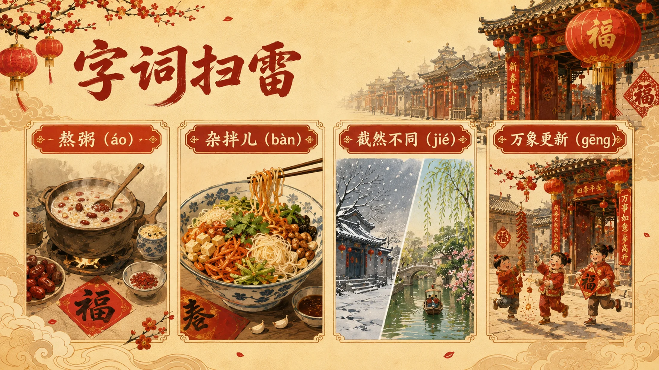 部编版小学语文六年级下册《北京的春节》PPT课件｜传统民俗文化公开课模 - 预览图5