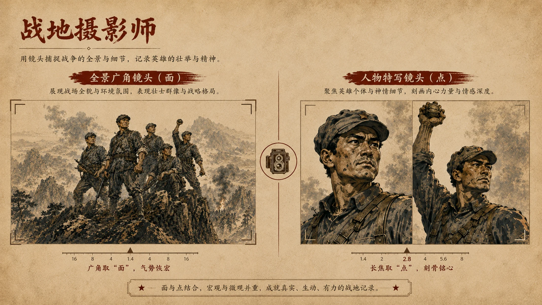 部编版小学语文六年级上册《狼牙山五壮士》PPT课件｜红色英雄史诗公开课模板 - 预览图14