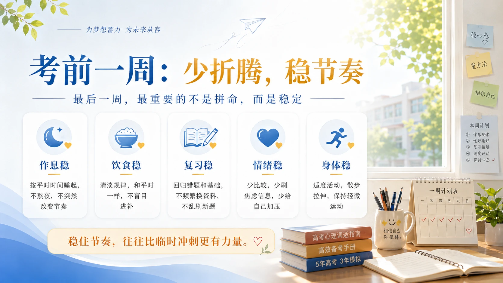 01《稳住心态，轻装上阵》 高考考前心理调适PPT - 预览图2