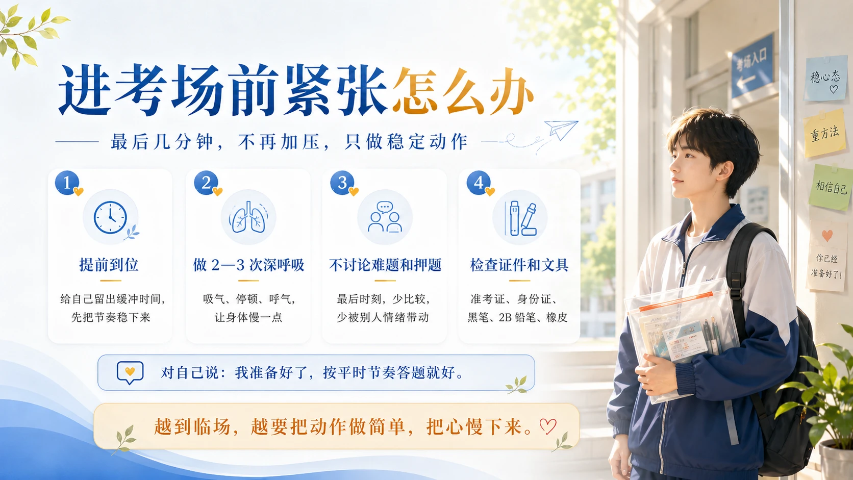 01《稳住心态，轻装上阵》 高考考前心理调适PPT - 预览图4