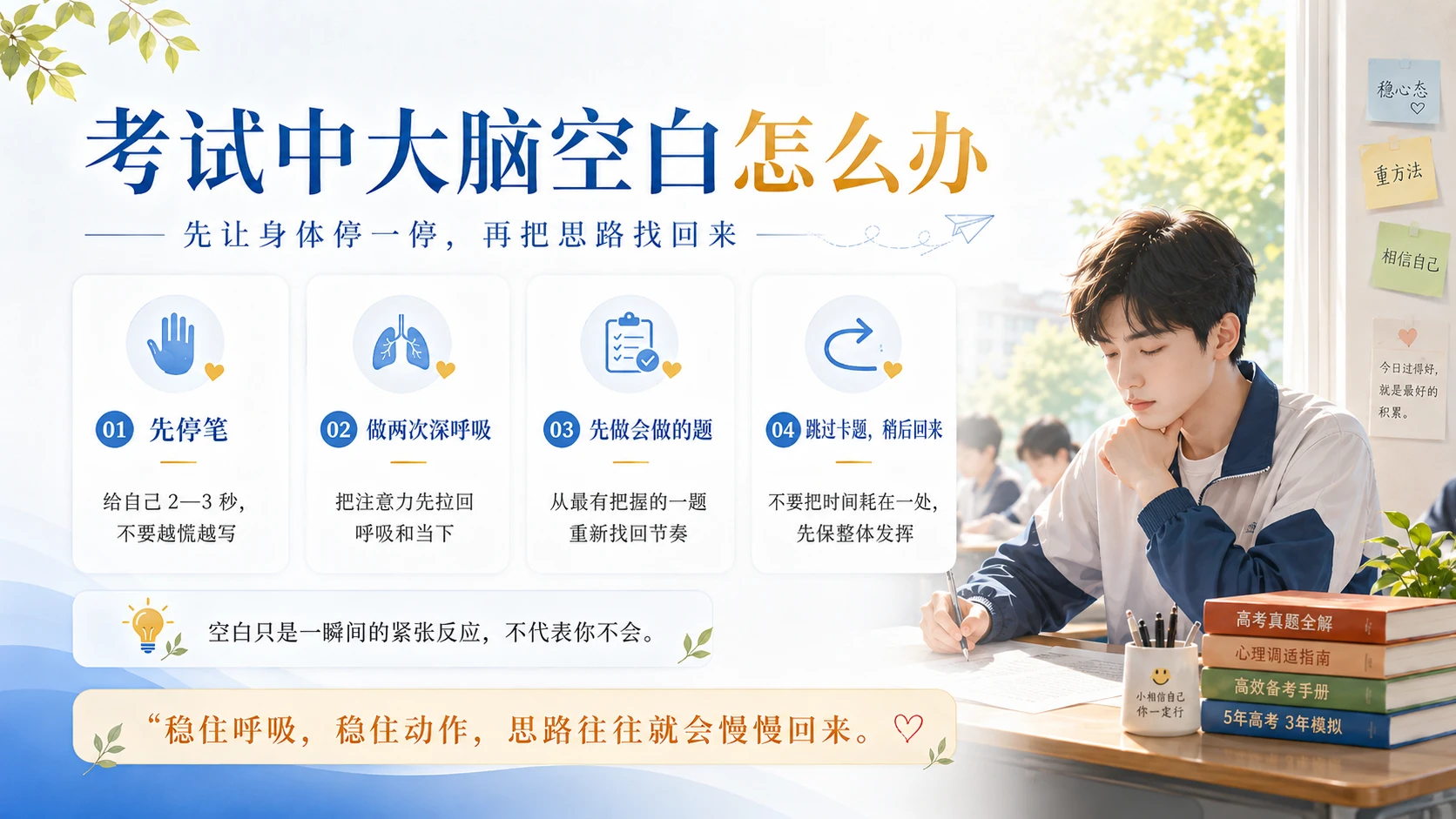 01《稳住心态，轻装上阵》 高考考前心理调适PPT - 预览图5