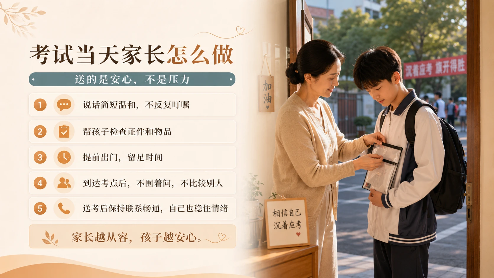 02《做孩子安稳的后盾》 高考家长陪伴指南PPT - 预览图5