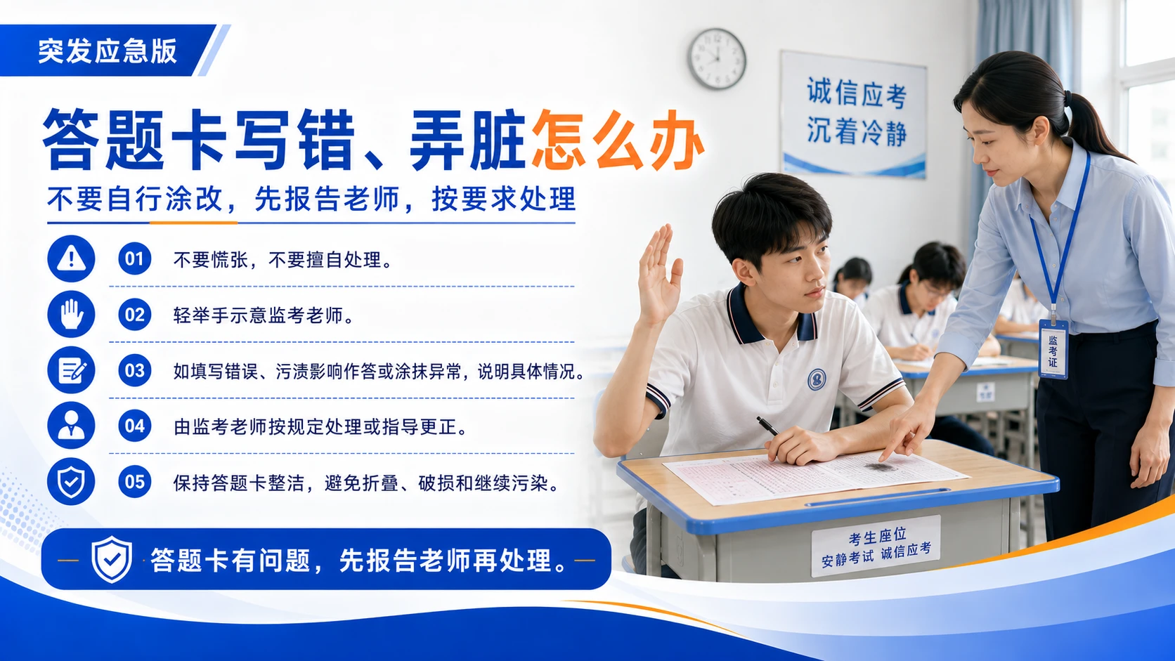 05《遇事不慌，先找老师》 高考突发情况应急处理PPT - 预览图3