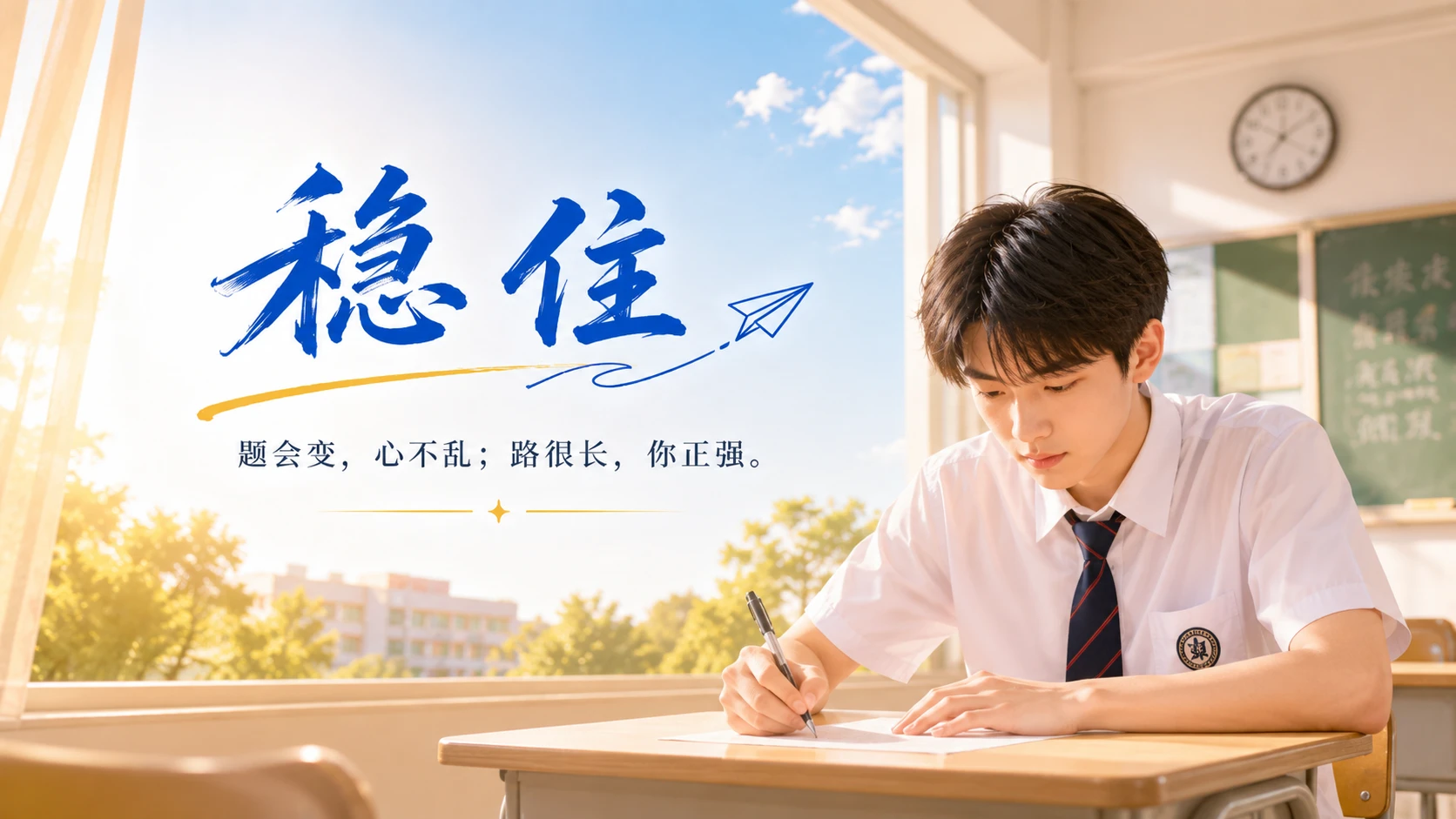 06《稳稳落笔，奔赴山海》——高考励志寄语PPT - 预览图2