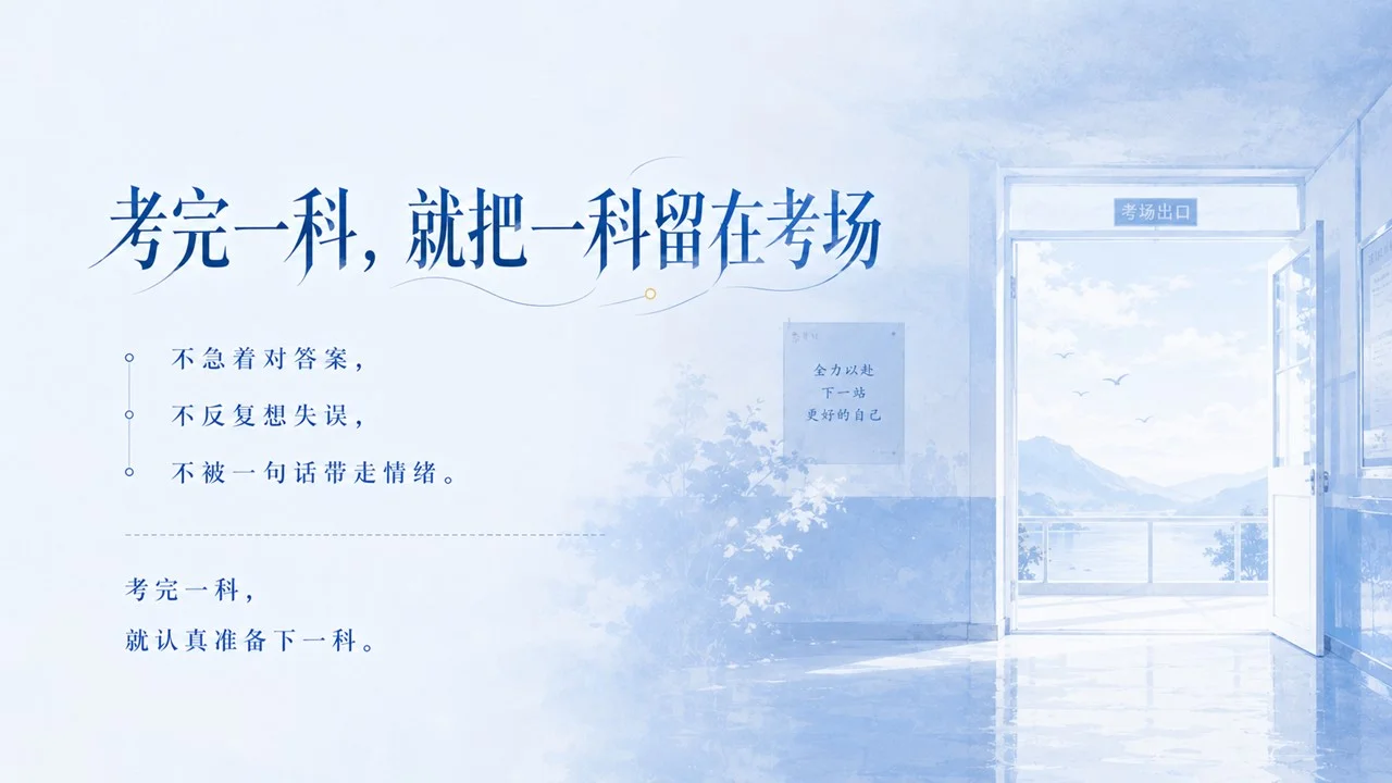 高三考前班会课:愿你提笔从容，落笔有光PPT - 预览图12