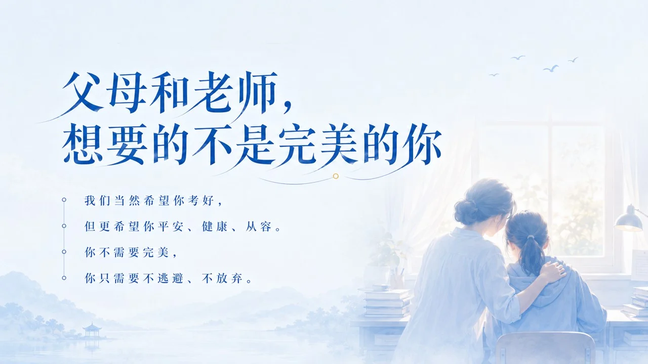 高三考前班会课:愿你提笔从容，落笔有光PPT - 预览图13