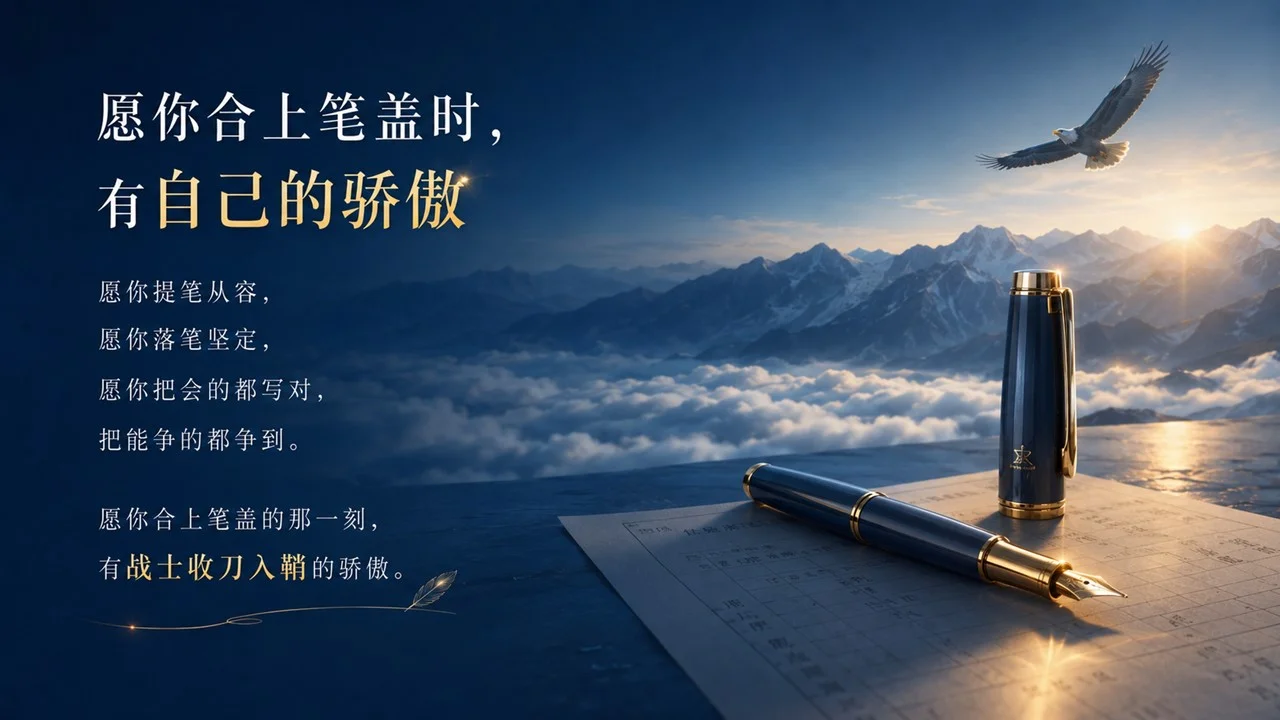高考冲刺动员课：愿你提笔从容落笔有光PPT - 预览图14