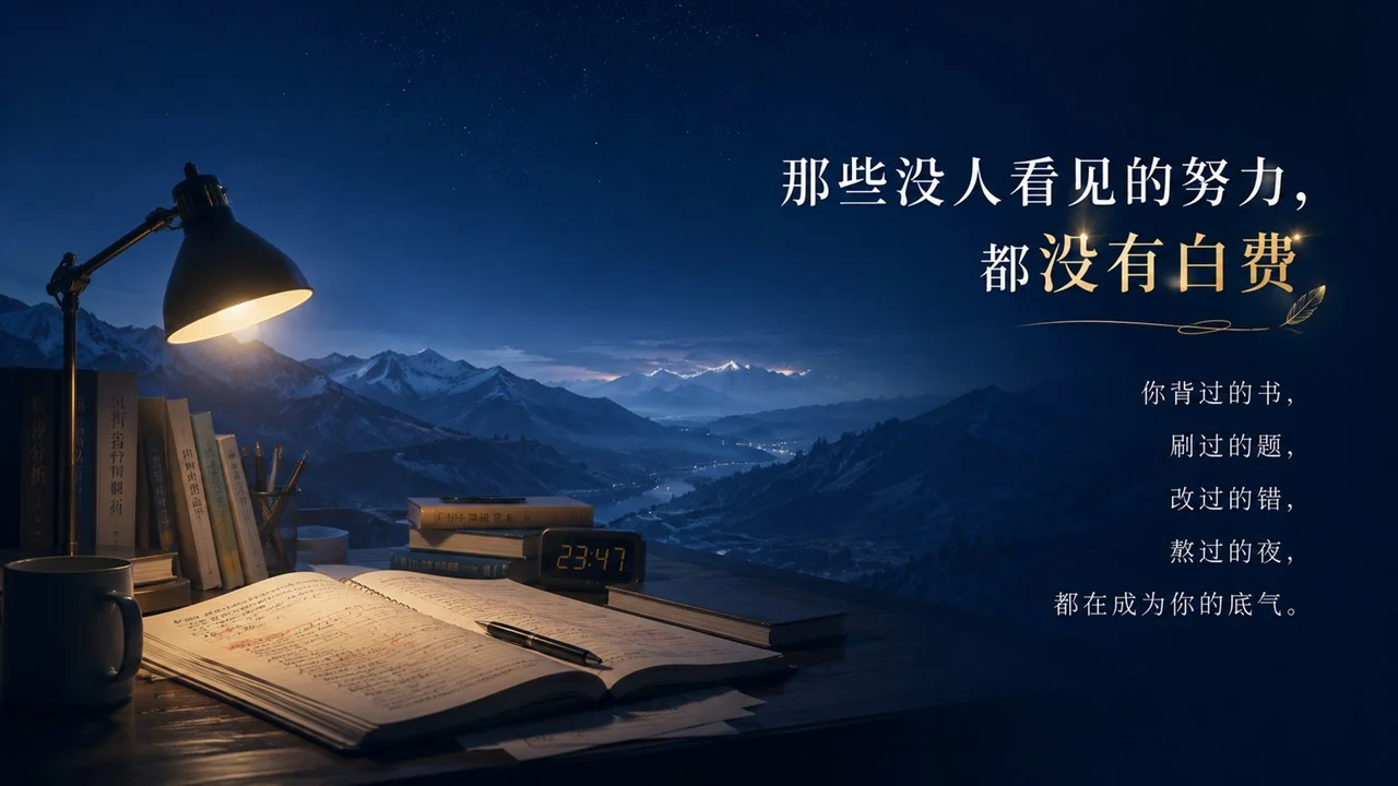 高考冲刺动员课：愿你提笔从容落笔有光PPT - 预览图3