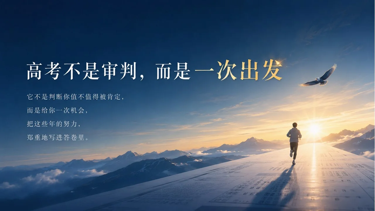 高考冲刺动员课：愿你提笔从容落笔有光PPT - 预览图4