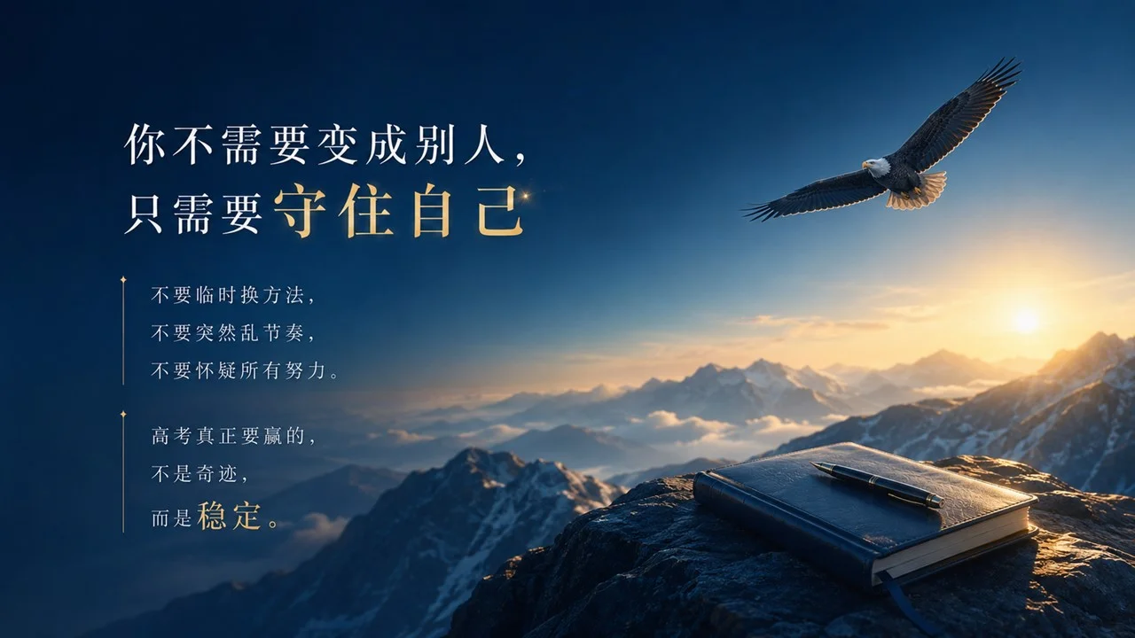 高考冲刺动员课：愿你提笔从容落笔有光PPT - 预览图6