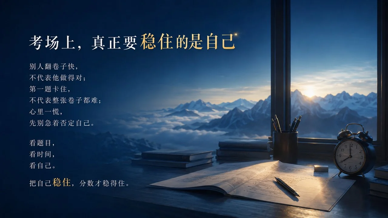 高考冲刺动员课：愿你提笔从容落笔有光PPT - 预览图8