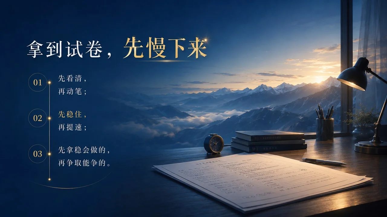 高考冲刺动员课：愿你提笔从容落笔有光PPT - 预览图9