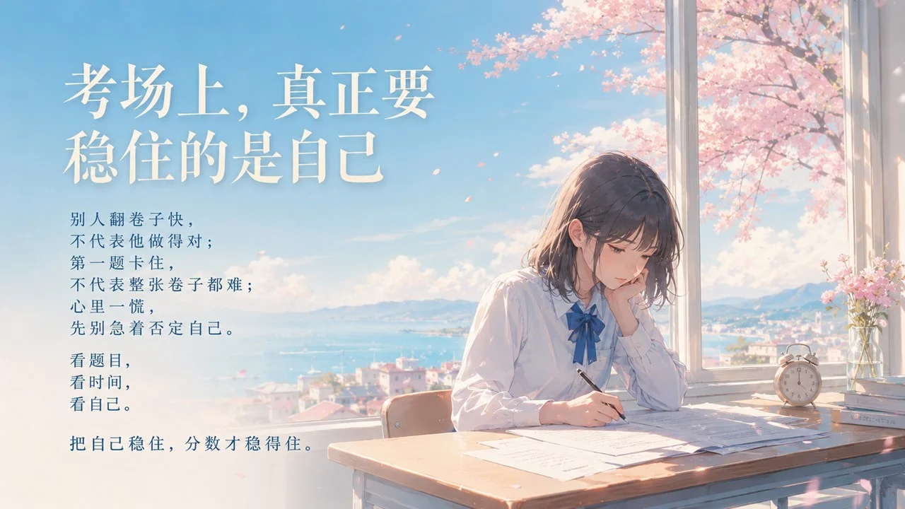 心理减压主题课：愿你提笔从容，落笔有光PPT - 预览图8