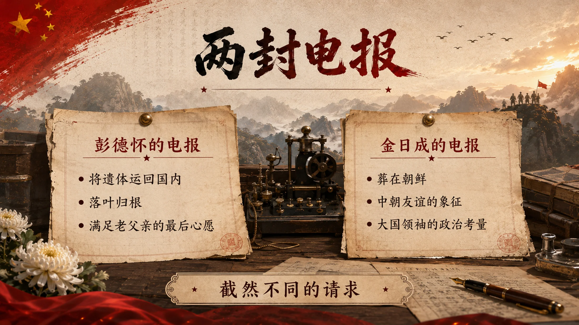 部编版小学语文五年级下册《青山处处埋忠骨》PPT课件｜红色主题家国情怀公开课模板 - 预览图12