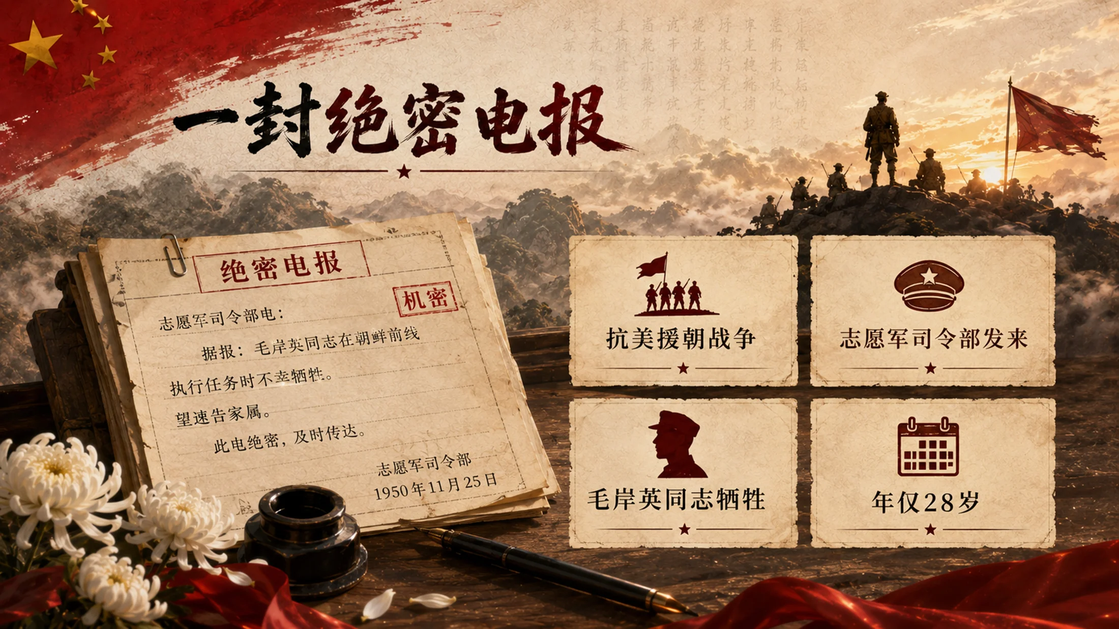 部编版小学语文五年级下册《青山处处埋忠骨》PPT课件｜红色主题家国情怀公开课模板 - 预览图5