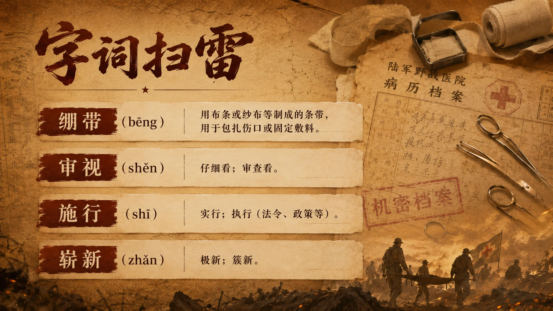 部编版小学语文五年级下册《军神》PPT课件｜英雄人物品质分析公开课模板 - 预览图5